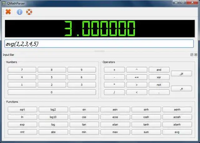 Download web tool or web app QMathParser