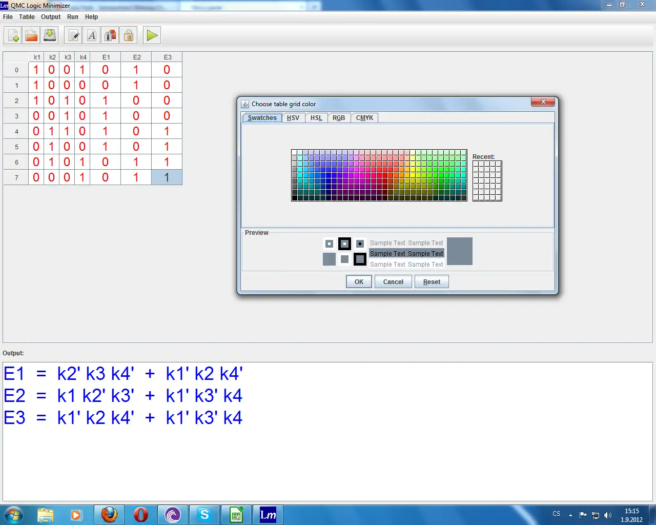 Download web tool or web app QMC Logic Minimizer to run in Windows online over Linux online