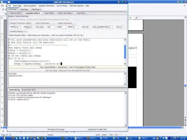 WebツールまたはWebアプリQMEをダウンロード-Linuxオンラインで実行するDevWorkbench（wxSciPy）