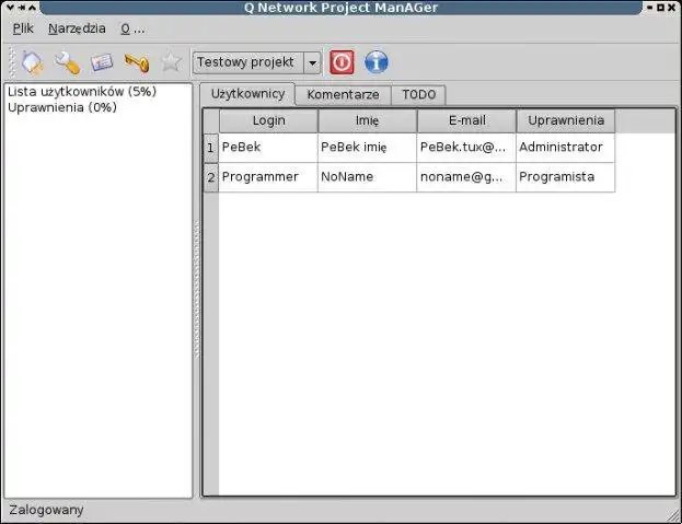 Download webtool of webapp Q Network Project ManAGer