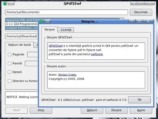 Завантажте веб-інструмент або веб-програму QPdf2Swf