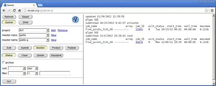 Download web tool or web app q pipeline manager to run in Linux online
