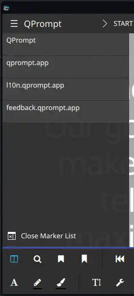 Download web tool or web app QPrompt