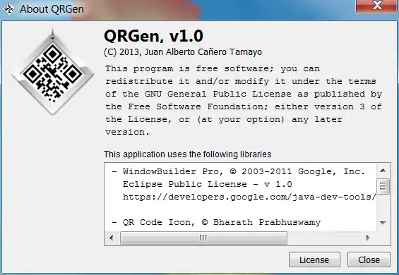 Download web tool or web app QR Gen