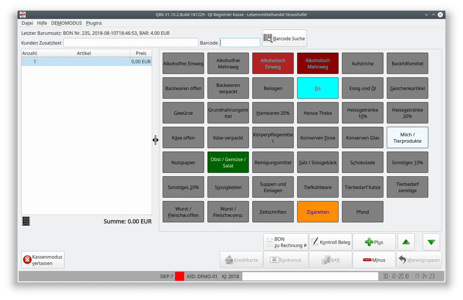 Download web tool or web app QRK Registrier Kasse