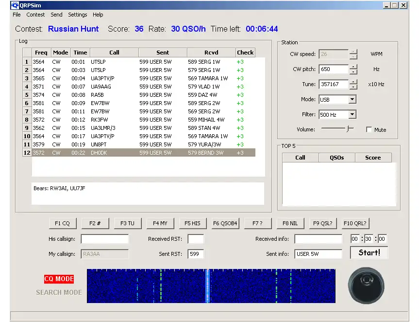 Download web tool or web app QRPSim to run in Linux online