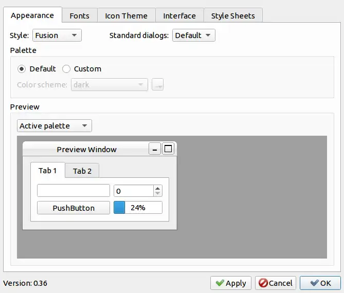 Mag-download ng web tool o web app qt5ct