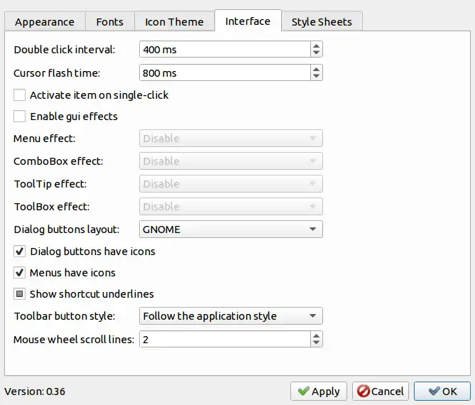 Mag-download ng web tool o web app qt5ct