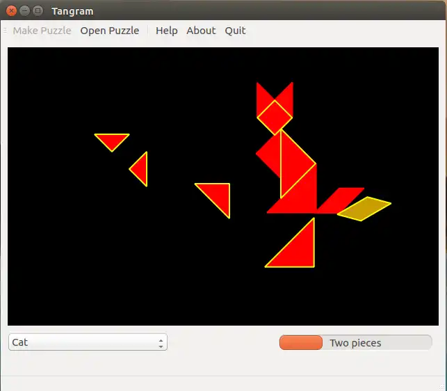 Download web tool or web app qTangram to run in Linux online