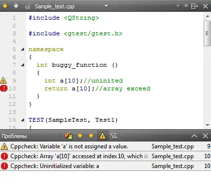 دانلود ابزار وب یا برنامه وب، افزونه یکپارچه سازی Qt Creator Cppcheck