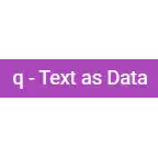 Free download q - Text as Data Windows app to run online win Wine in Ubuntu online, Fedora online or Debian online
