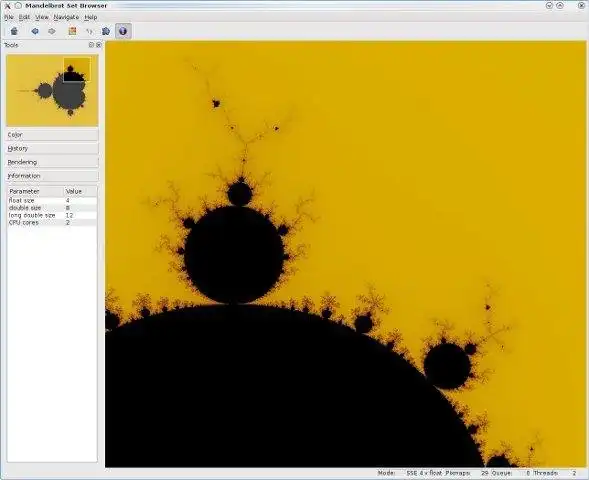 Download web tool or web app Qt Mandelbrot Browser