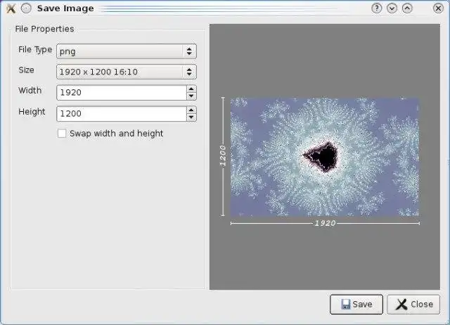 Download web tool or web app Qt Mandelbrot Browser