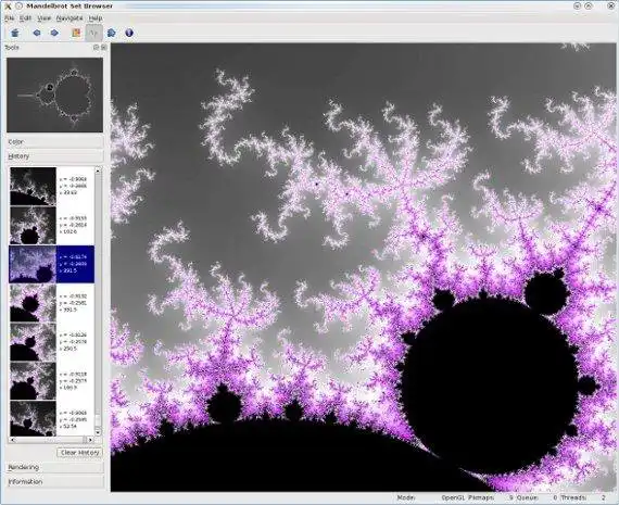 Download web tool or web app Qt Mandelbrot Browser to run in Linux online