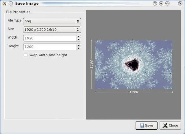 Download web tool or web app Qt Mandelbrot Browser to run in Linux online