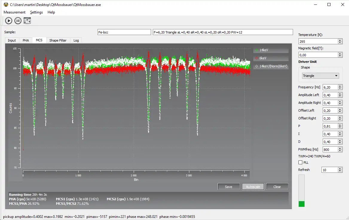 Download web tool or web app QtMossbauer