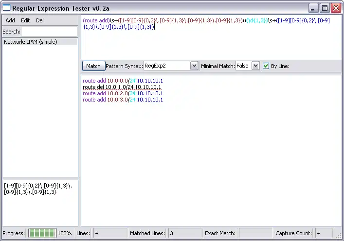 웹 도구 또는 웹 앱 다운로드 Qt RegExpTester