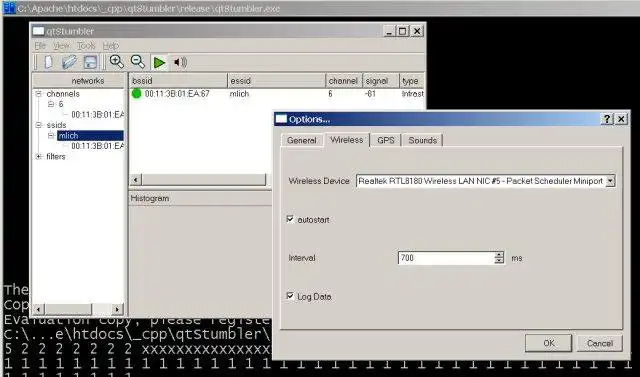 Download web tool or web app qtStumbler to run in Windows online over Linux online