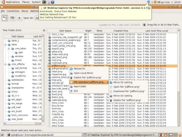 Download web tool or web app QT WebDav Explorer