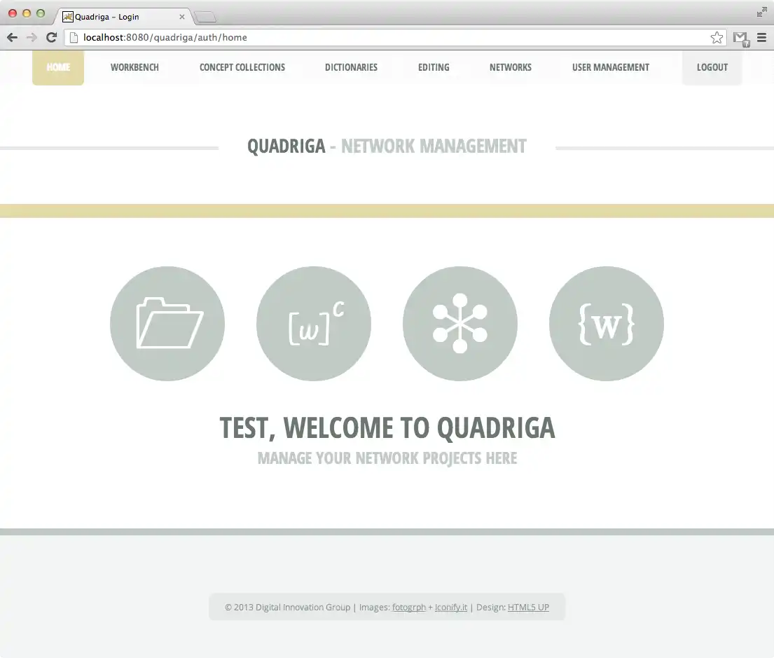 Téléchargez l'outil Web ou l'application Web Quadriga pour l'exécuter sous Linux en ligne