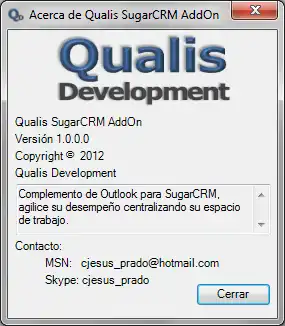 Download web tool or web app Qualis SugarCRM