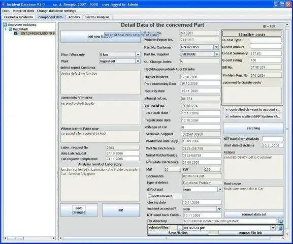 Download web tool or web app Quality Complaint Management System