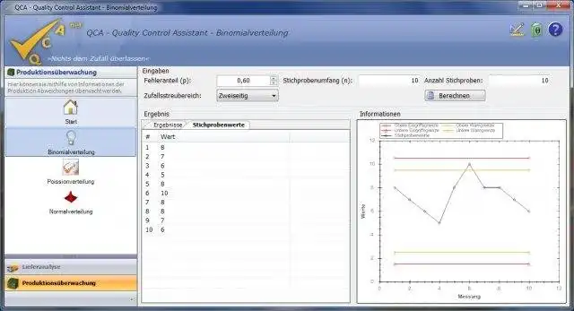 Scarica lo strumento web o l'app web Quality Control Assistant .net (QCA)