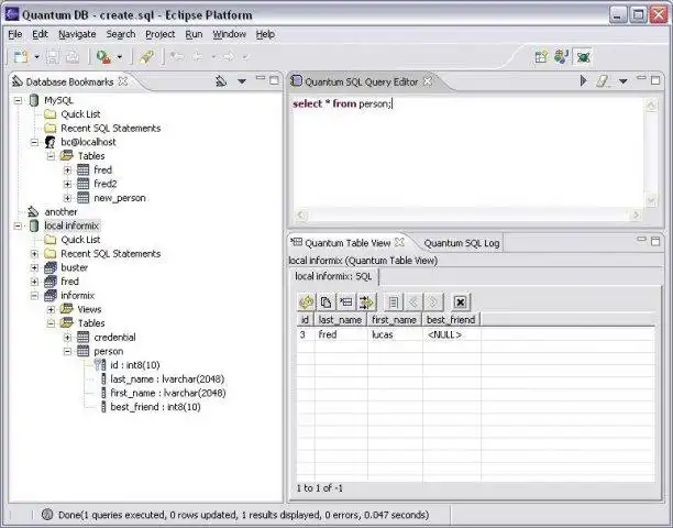 Web aracını veya web uygulamasını indirin Quantum Database Utility