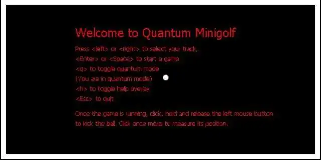 Download webtool of webapp Quantum Minigolf om online in Windows te draaien via Linux online