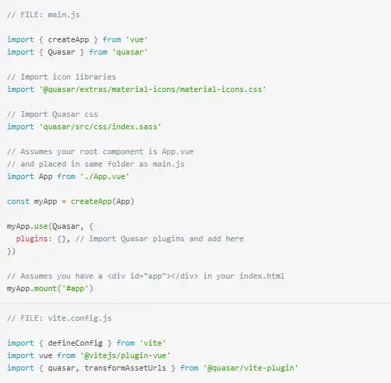 Tải xuống công cụ web hoặc ứng dụng web Quasar Framework