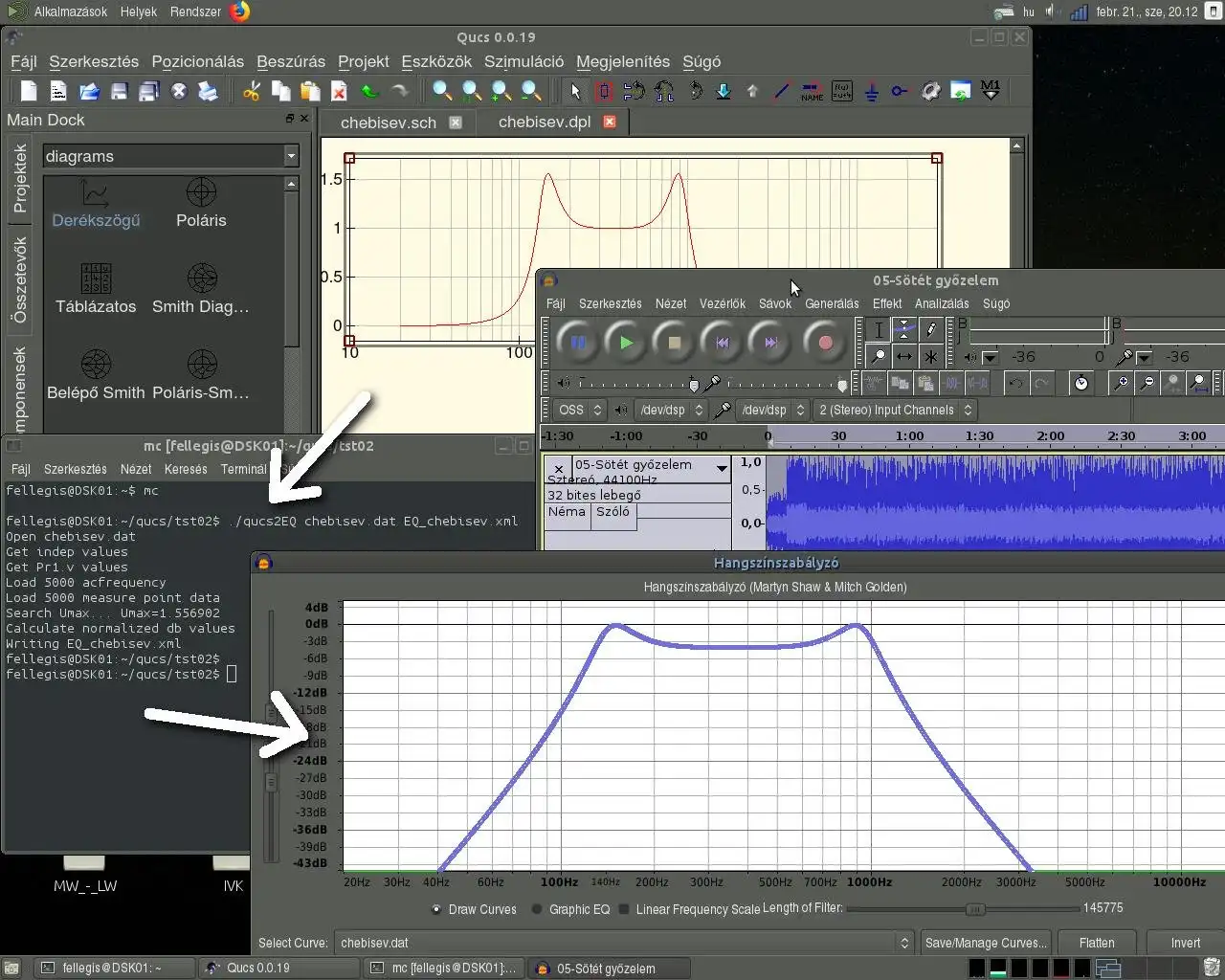 Unduh alat web atau aplikasi web qucs2EQ