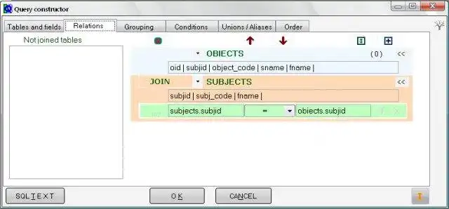 Download webtool of webapp Query-constructor