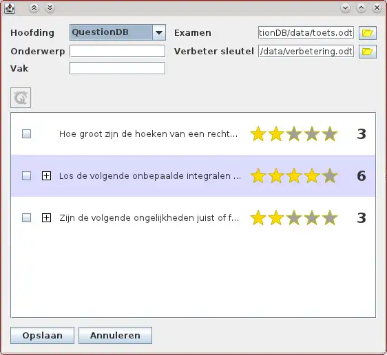 Descargue la herramienta web o la aplicación web QuestionDB