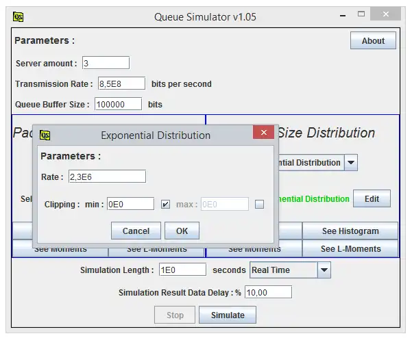 Download web tool or web app QueueSimulator