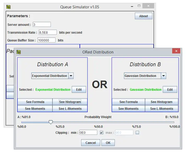 Download web tool or web app QueueSimulator