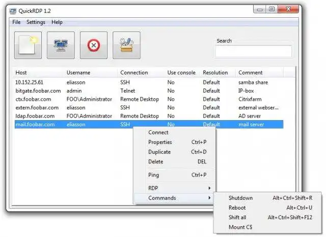 Download web tool or web app quickRDP