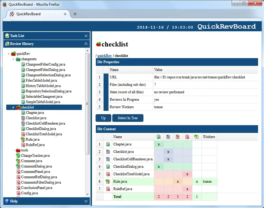 Muat turun alat web atau aplikasi web QuickRev