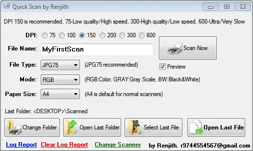 ดาวน์โหลดเครื่องมือเว็บหรือเว็บแอป Quick_Scan