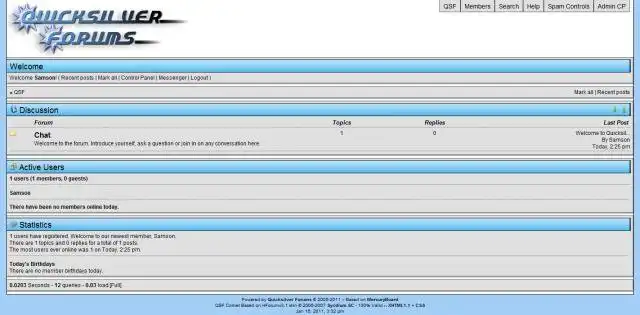 Download web tool or web app Quicksilver Forums