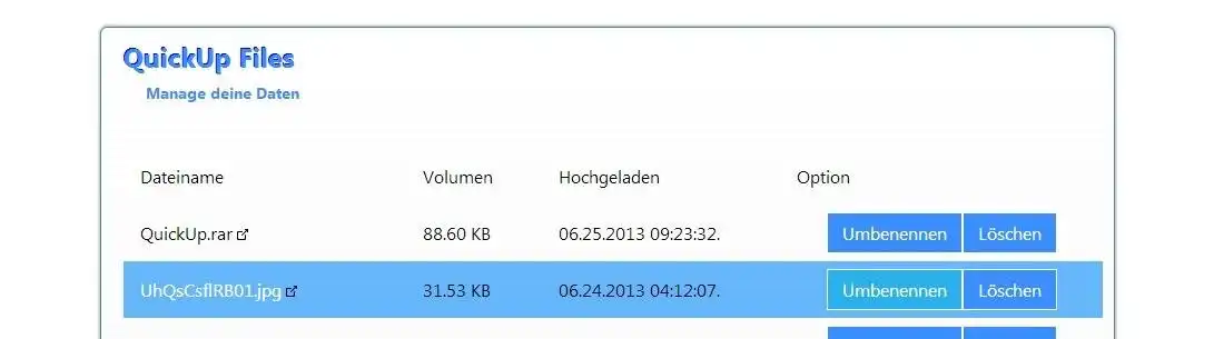 Download web tool or web app QuickUp FTP Uploader