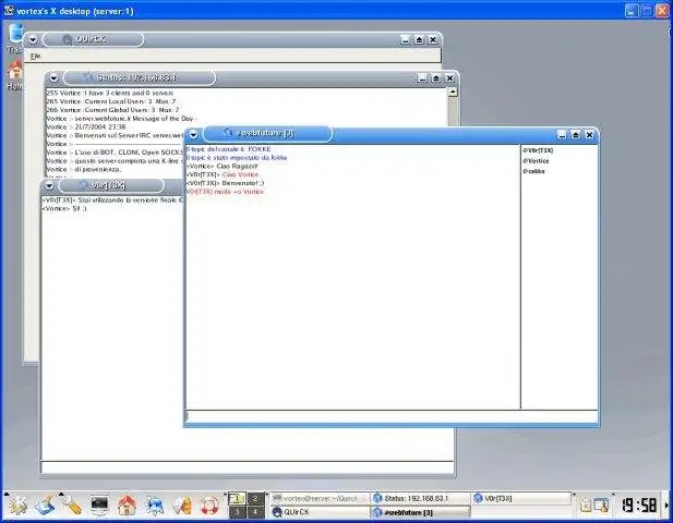 Download web tool or web app QUIrCK, a Quick IRC Client!