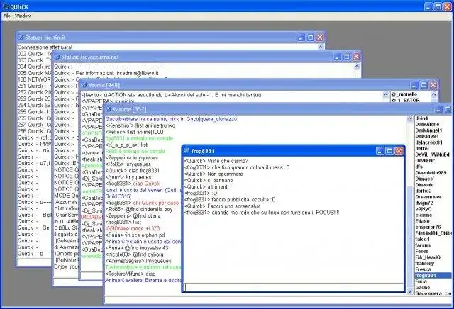 Download web tool or web app QUIrCK, a Quick IRC Client!