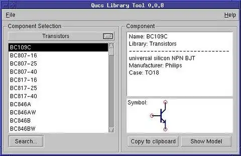 Download webtool of web-app Pretty Universal Circuit Simulator