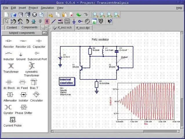 Mag-download ng web tool o web app na Medyo Universal Circuit Simulator