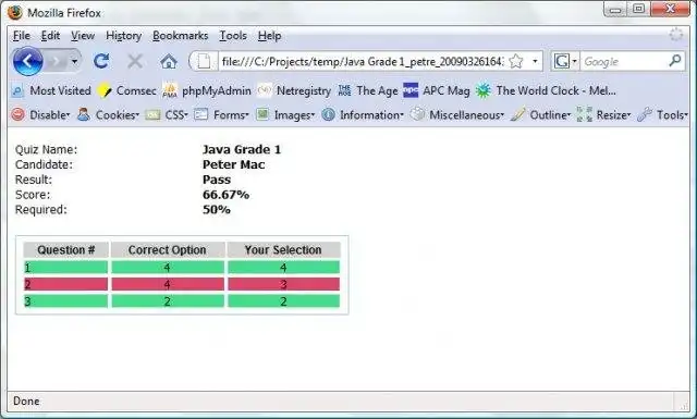 下载网络工具或网络应用 QuizMaster 和 QuizClient