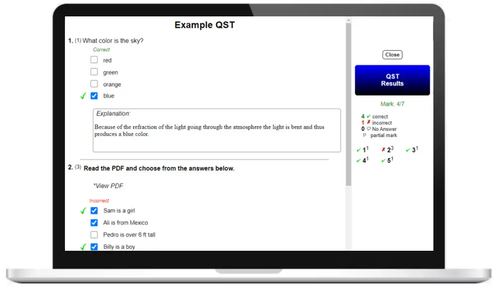 ດາວ​ນ​໌​ໂຫລດ​ເຄື່ອງ​ມື​ເວັບ​ຫຼື app ເວັບ​ໄຊ​ຕ​໌ Quiz/Survey/Test - QST