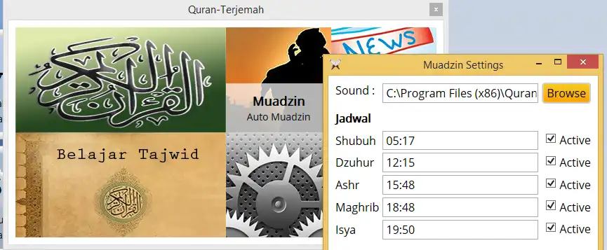 Download web tool or web app quran-terjemah