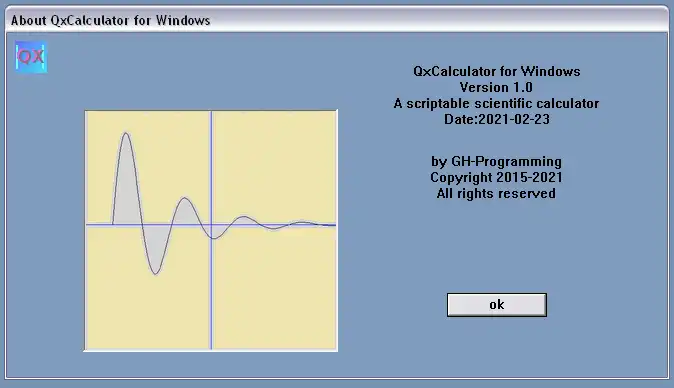 Baixe a ferramenta da web ou o aplicativo da web QxCalculator para Windows