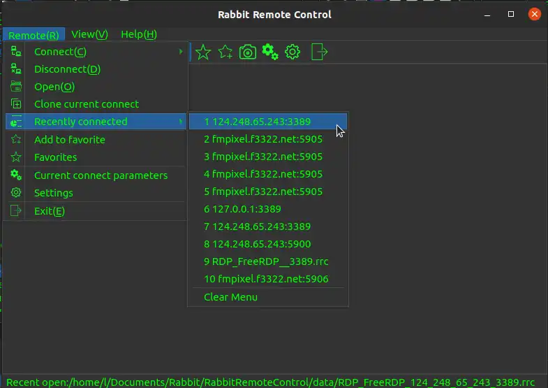 下载网络工具或网络应用程序 RabbitRemoteControl