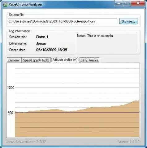 Web aracını veya web uygulamasını indirin RaceChrono Analyzer